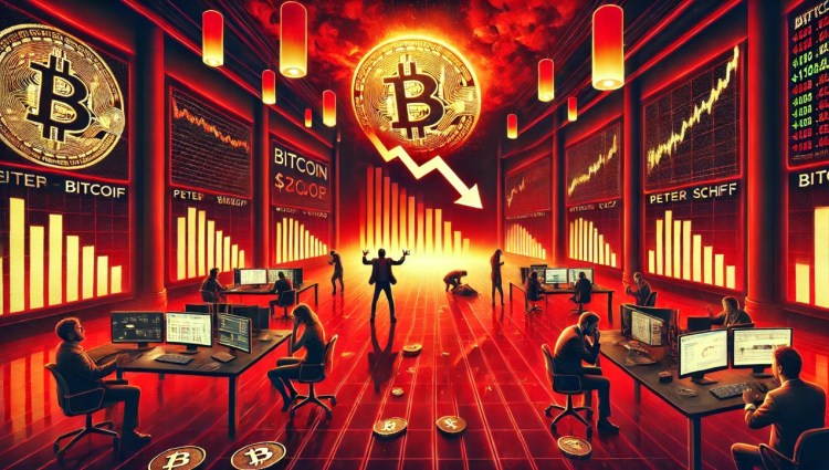 Bitcoin Price Falls Under $100,000: Elliott Wave Analysis Forecasts Decline To $70,000