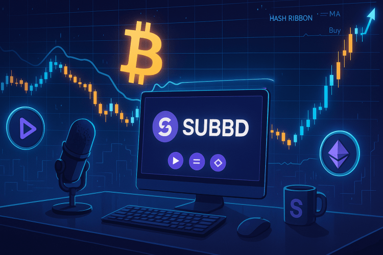 35% Bitcoin Correction And Hash Ribbon Bottom Signal Put SUBBD Token On Trader Radar