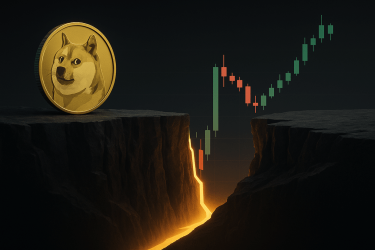 Dogecoin Flirts With Long-Term Breakdown At Monthly Ichimoku Floor