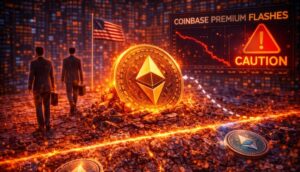 US Institutions Step Back From Ethereum: Coinbase Premium Flashes Caution