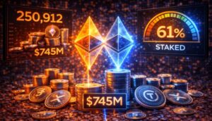 Bitmine Stakes Additional 250,912 Ethereum Worth $745M – 61% Is Now Staked