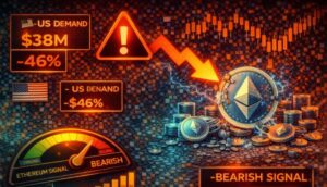 Bearish Signal Emerges For Ethereum As US Spot Demand Fades