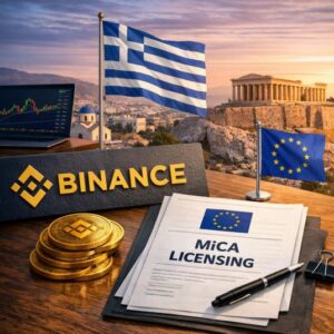 Binance Forms New Company In Greece, Moves Forward With MiCA Licensing