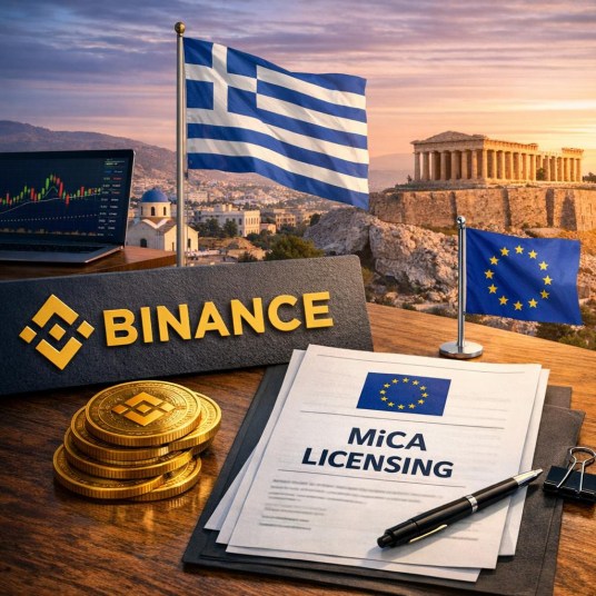 Binance Forms New Company In Greece, Moves Forward With MiCA Licensing