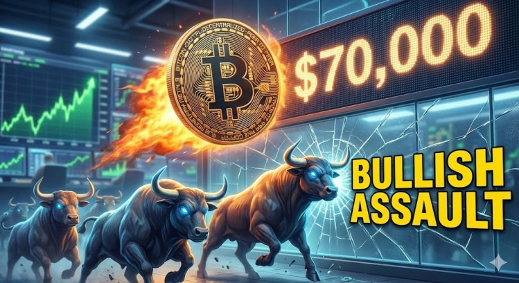 Bitcoin Price Explodes Higher, $70K Level Faces Fresh Bullish Assault