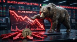 Bitcoin Price Slumps 5%, Bearish Momentum Returns With Force