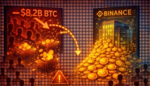 The Great Bitcoin Handover: $8.2 Billion BTC Swamps Binance As Retail Momentum Fades