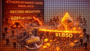 Ethereum’s Market Order Imbalance Hits Record Negatives: $1,850 Is Now The Line In The Sand