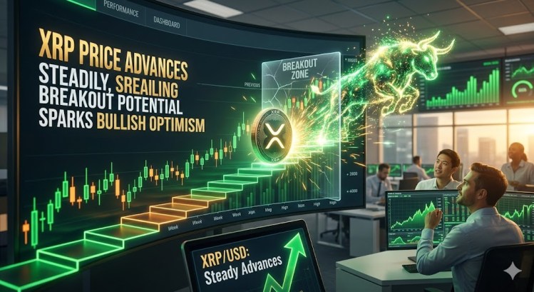 XRP Price Advances Steadily, Breakout Potential Sparks Bullish Optimism