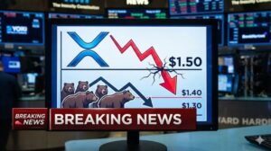 XRP Price Cracks $1.50 Support, Bears Eye Lower Targets Next
