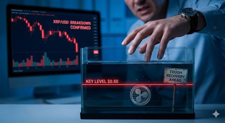 XRP Price Sinks Beneath Key Level, Traders Brace for Tough Recovery