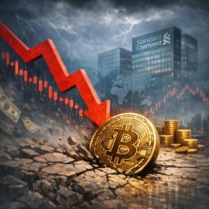 Standard Chartered Lowers Bitcoin Forecast: Predicts Price Dive To $50,000 Before Rebound