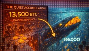 The Quiet Accumulation: 13,500 Bitcoin Leaving Binance Signals A Strategic Whale Pivot at $66,000
