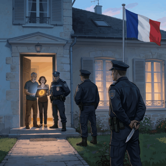 Bitcoin Robbery: French Couple Held Hostage As Fake Cops Steal €900K in BTC