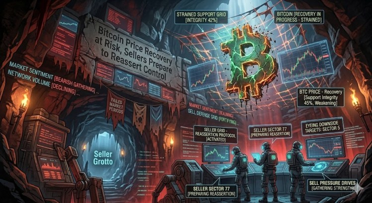 Bitcoin Price Recovery at Risk, Sellers Prepare to Reassert Control