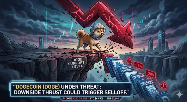 Dogecoin (DOGE) Under Threat, Downside Thrust Could Trigger Selloff