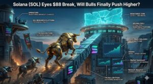 Solana (SOL) Eyes $88 Break, Will Bulls Finally Push Higher?