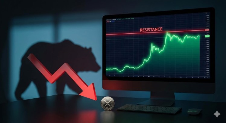 XRP Price Rebound Fizzles Out, Downside Pressure Returns Fast