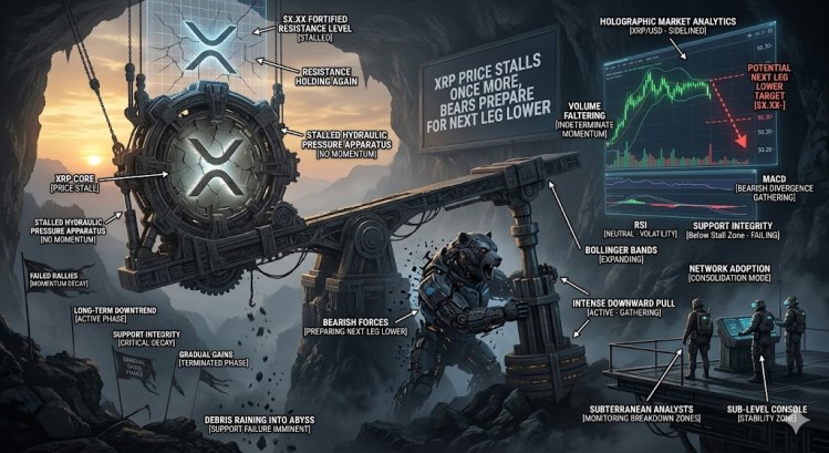 XRP Price Stalls Once More, Bears Prepare for Next Leg Lower