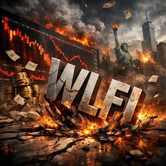 WLFI Crashes 13% To All-Time Lows Amid Growing Liquidation Fears For World Liberty Financial